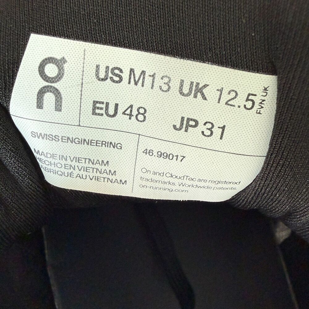 On Men's Cloudrunner Sneakers, Eclipse/Frost, 13 Medium US Running Shoes - Picture 16 of 16